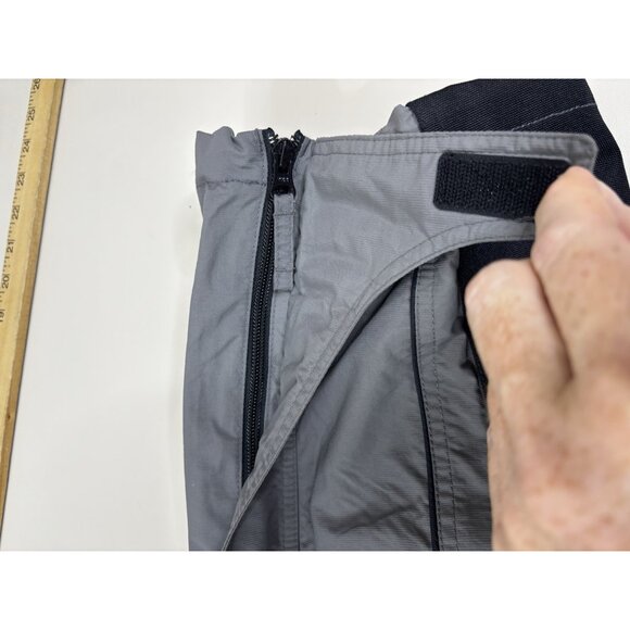 Alpine Men Medium (Actual 30 Adjustable x32) Ski Snow Pants Gray Lined Nylon EUC - Picture 5 of 9